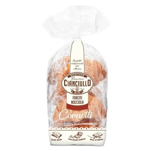 CIANCIULLO Cornetti Gran Sfoglia Nocciola (Hazelnut Croissant) - 340g (12oz) - Pinocchio's Pantry - Authentic Italian Food