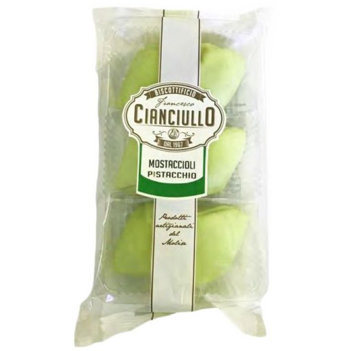 CIANCIULLO Mostaccioli Mignon with Pistachio Filling - 200g (7.05oz) - Pinocchio's Pantry - Authentic Italian Food