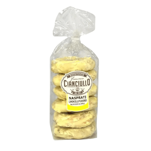 CIANCIULLO Nasprati Limoncello Sweet Egg Taralli - 250g (8.82oz) - Pinocchio's Pantry - Authentic Italian Food
