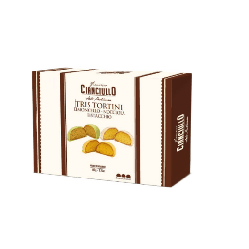 CIANCIULLO Tortino Tris Limoncello, Nocciola & Pistacchio - 180g (6.35oz) - Pinocchio's Pantry - Authentic Italian Food