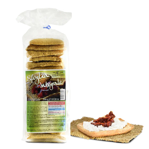 COLACCHIO Sfoglie Whole Wheat Square Shape - 300g (10.58oz) - Pinocchio's Pantry - Authentic Italian Food