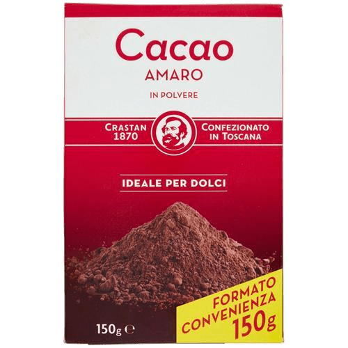 CRASTAN Unsweetened Cocoa Powder - 150g (5.3oz) - Pinocchio's Pantry - Authentic Italian Food
