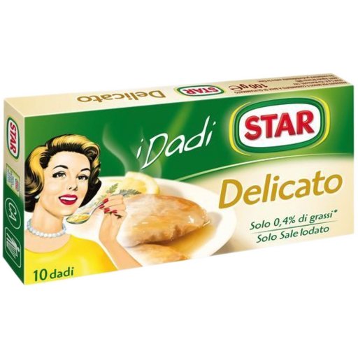 Dado STAR Delicato Broth Cubes - 10 cubes - Pinocchio's Pantry - Authentic Italian Food