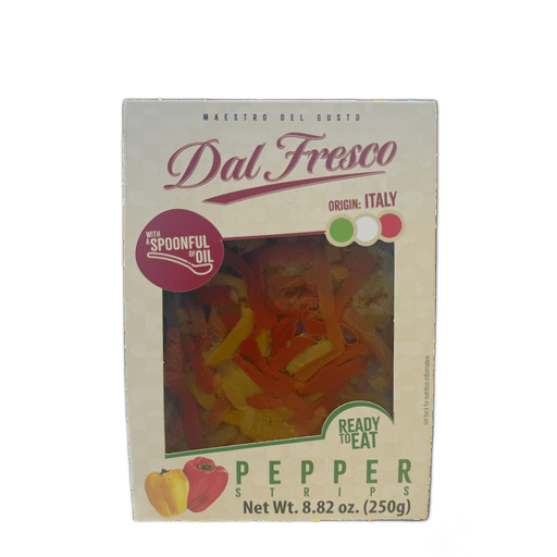 DAL FRESCO Peppers Strips - 250g (8.82oz) - Pinocchio's Pantry - Authentic Italian Food