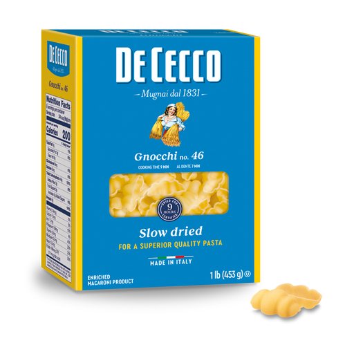 DE CECCO Gnocchi Pasta #46 - 453g (1lb) - Pinocchio's Pantry - Authentic Italian Food