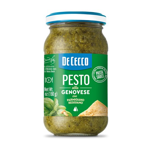 DE CECCO Pesto Genovese - 190g (6.7oz) - Pinocchio's Pantry - Authentic Italian Food