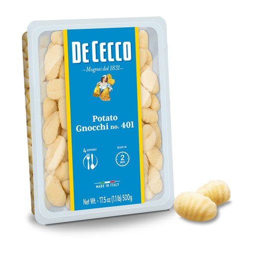 DE CECCO Potato Gnocchi - 500g (1.1lb) - Pinocchio's Pantry - Authentic Italian Food