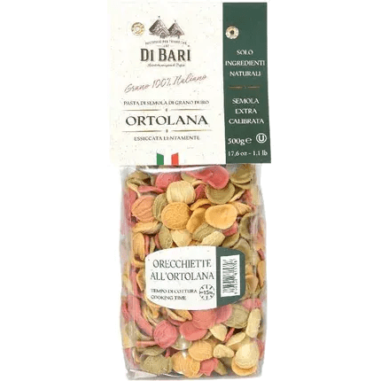 DI BARI Orecchiette all’Ortolana Pasta - 500g (1.1lb) - Pinocchio's Pantry - Authentic Italian Food