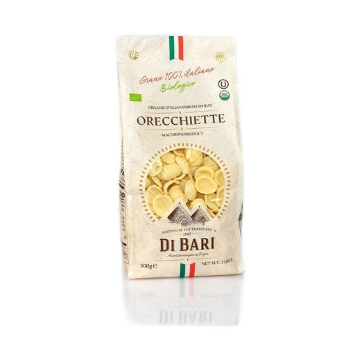 DI BARI Orecchiette Pasta - 500g (1.1lb) - Pinocchio's Pantry - Authentic Italian Food