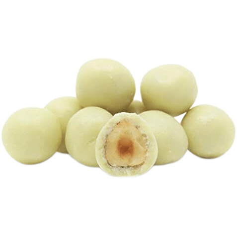 DI IORIO Hazelnuts White Chocolate Coated - 100g (3.53oz) - Pinocchio's Pantry - Authentic Italian Food