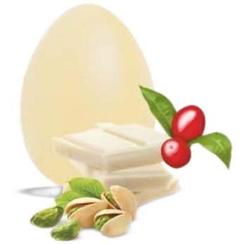 DI IORIO White Chocolate Easter Egg with Pistachio & Goji Berries - 300g (10.6oz) - Pinocchio's Pantry - Authentic Italian Food