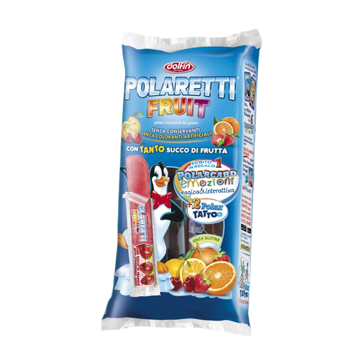 DOLFIN Polaretti Fruit Freeze Pops - 10 count - Pinocchio's Pantry - Authentic Italian Food