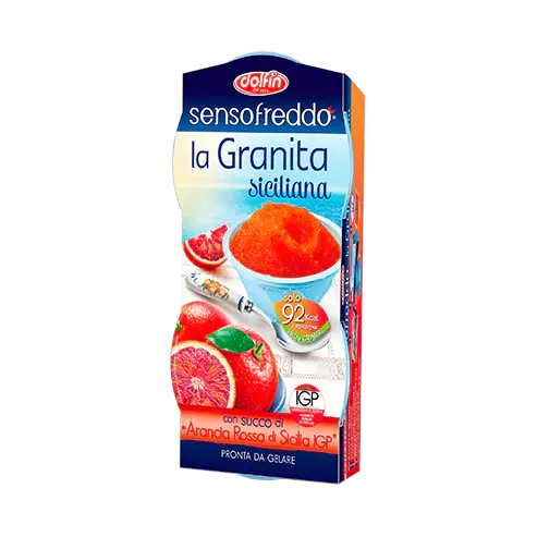 DOLFIN Sensofreddo Blood Orange Sorbet - 2 count - Pinocchio's Pantry - Authentic Italian Food