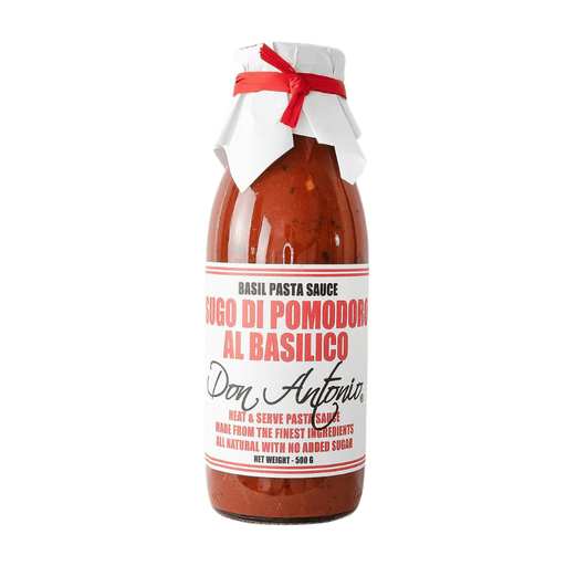 DON ANTONIO Tomato Basil Sauce - 500g (17.6oz) - Pinocchio's Pantry - Authentic Italian Food