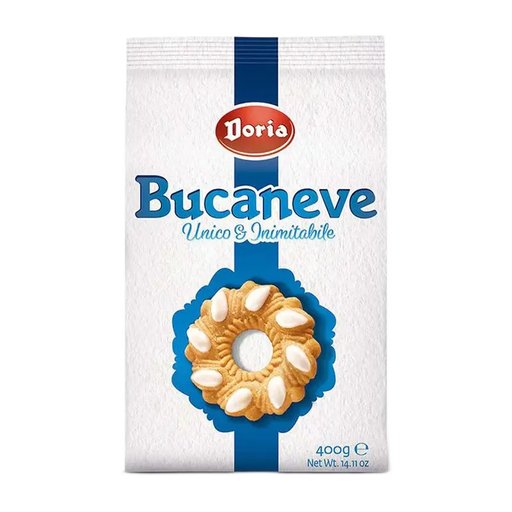 DORIA Bucaneve Cookies - 400g (14.11oz) - Pinocchio's Pantry - Authentic Italian Food