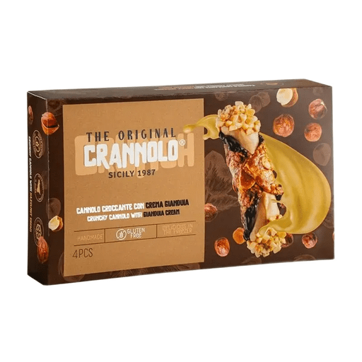 ETNADOLCE Sicilian Cannoli with Gianduia - 150g (5.29oz) - Pinocchio's Pantry - Authentic Italian Food
