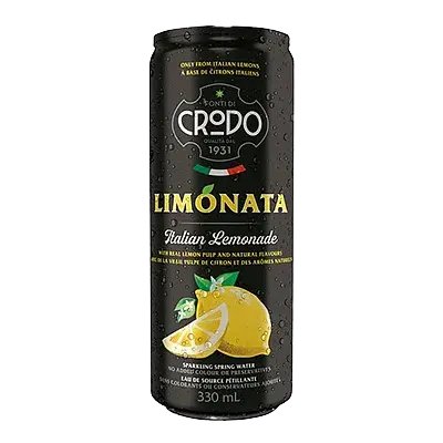 FONTI DI CRODO (Limonata) Italian Sparkling Lemonade - 330ml (11.2fl. oz) - Pinocchio's Pantry - Authentic Italian Food