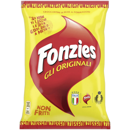 FONZIES Chips Cheese Flavor - 40g (1.4oz) - Pinocchio's Pantry - Authentic Italian Food