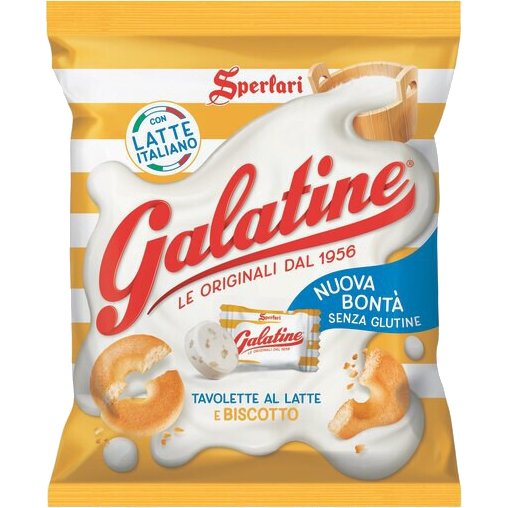 GALATINE Cookies & Milk Candies - 115g (4.05oz) - Pinocchio's Pantry - Authentic Italian Food