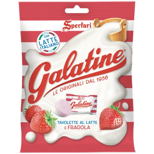 GALATINE Milk Strawberry Candies - 115g (4.05oz) - Pinocchio's Pantry - Authentic Italian Food