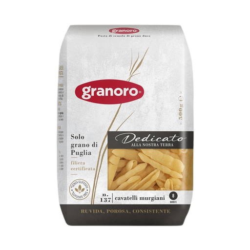 GRANORO Cavatelli Murgiani Pasta 137 - 500g (1.1lb) - Pinocchio's Pantry - Authentic Italian Food