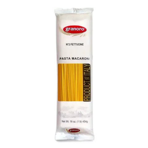 GRANORO Fettuccine #2 - 454g (1lb) - Pinocchio's Pantry - Authentic Italian Food