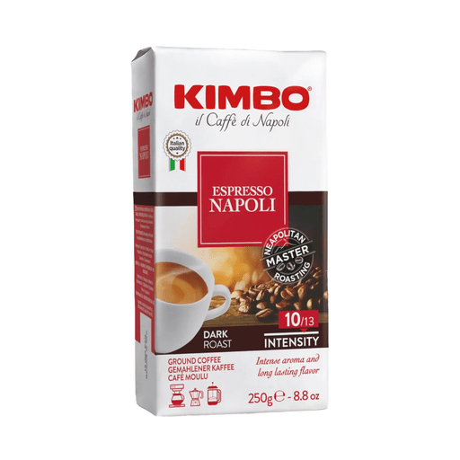 KIMBO Caffè Espresso Napoli Ground Brick - 250g (8.8oz) - Pinocchio's Pantry - Authentic Italian Food