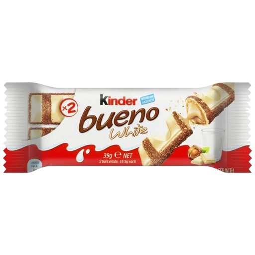 KINDER Bueno White - 2 bars - Pinocchio's Pantry - Authentic Italian Food