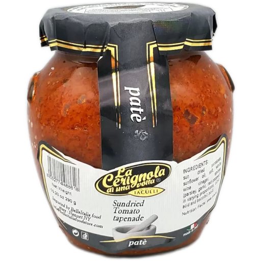 LA CERIGNOLA Sundried Tomato Tapenade - 314g (10.23oz) - Pinocchio's Pantry - Authentic Italian Food