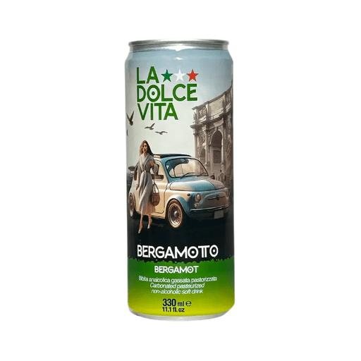 LA DOLCE VITA Bergamot Soda - 330ml (11.1fl. oz) - Pinocchio's Pantry - Authentic Italian Food
