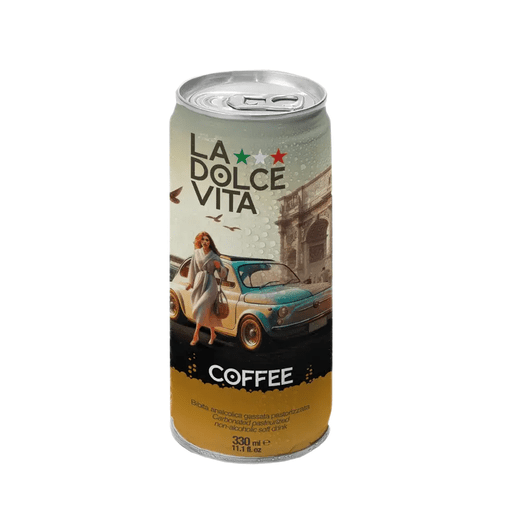 LA DOLCE VITA Coffee Soda - 330ml (11.1fl. oz) - Pinocchio's Pantry - Authentic Italian Food