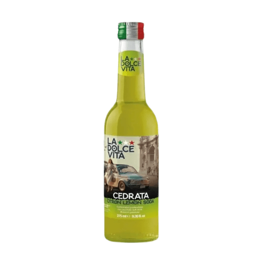 LA DOLCE VITA Italian Cedrata Citron Lemon Soda - 275ml (9.3fl. oz) - Pinocchio's Pantry - Authentic Italian Food