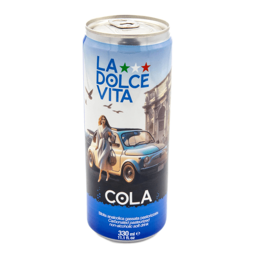 LA DOLCE VITA Italian Cola - 330ml (11.1fl. oz) - Pinocchio's Pantry - Authentic Italian Food