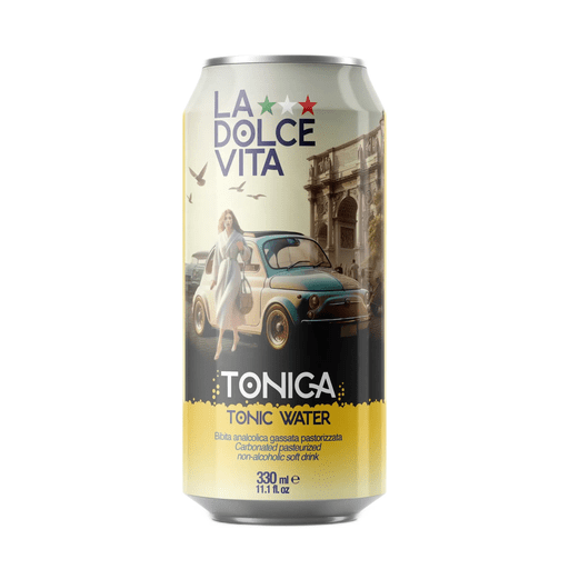 LA DOLCE VITA Tonic Water Soda - 330ml (11.1fl. oz) - Pinocchio's Pantry - Authentic Italian Food