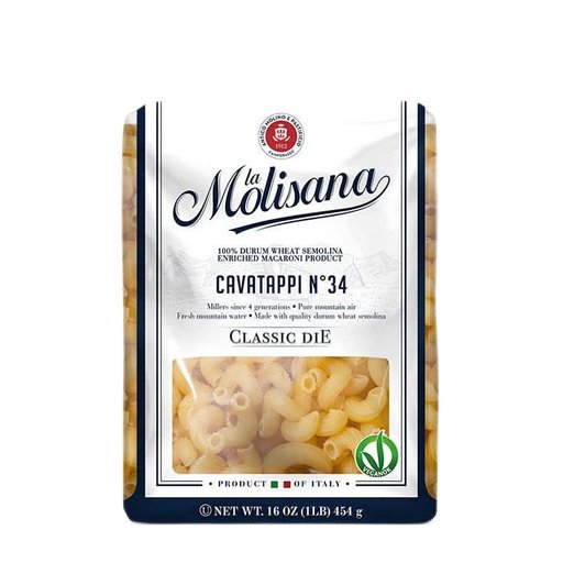 LA MOLISANA Cavatappi Pasta n.34 - 454g (1lb) - Pinocchio's Pantry - Authentic Italian Food