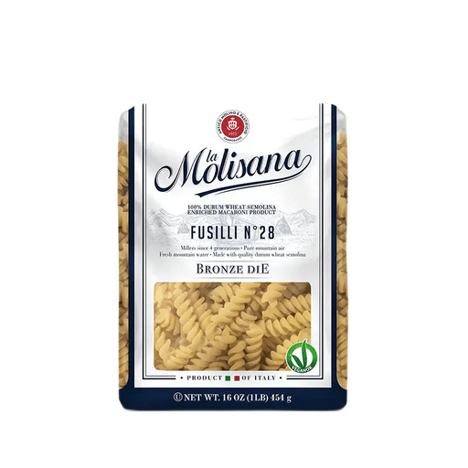 LA MOLISANA Fusilli n.28 - 454g (1lb) - Pinocchio's Pantry - Authentic Italian Food