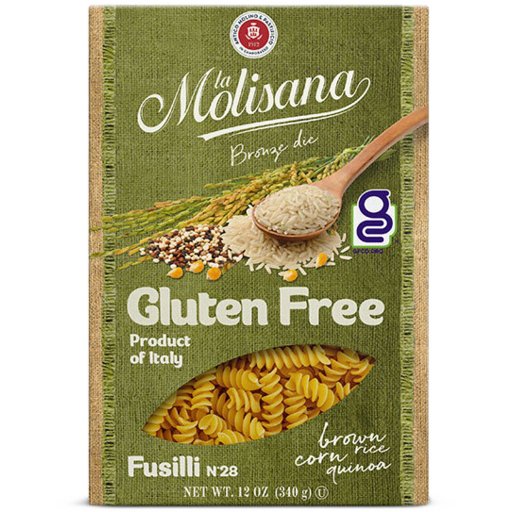 LA MOLISANA Gluten Free Fusilli n.28 - 340g (12oz) - Pinocchio's Pantry - Authentic Italian Food