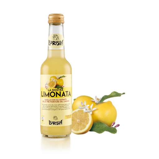 LURISIA (Italian Limonata) Lemon Soda - 275ml (9.3fl. oz) - Pinocchio's Pantry - Authentic Italian Food