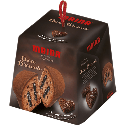 MAINA Choco Brownie Panettone - 750g (1.66lb) - Pinocchio's Pantry - Authentic Italian Food