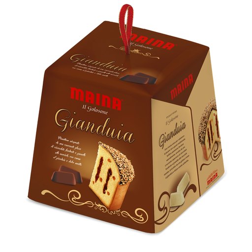 MAINA Gianduia Panettone - 750g (1.66lb) - Pinocchio's Pantry - Authentic Italian Food