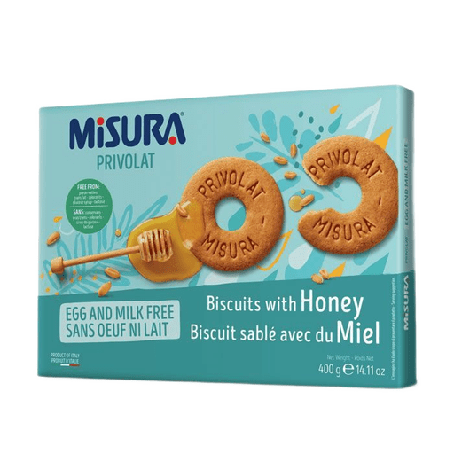 MISURA Privolat Biscuits with Honey - 400g (14.11oz) - Pinocchio's Pantry - Authentic Italian Food