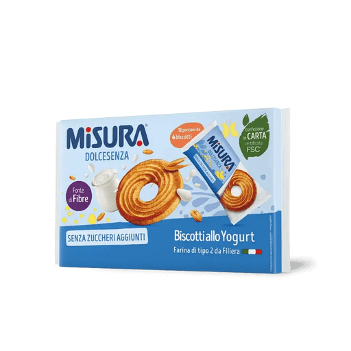 MISURA Sugar Free Biscuits with Yogurt - 400g (14.11oz) - Pinocchio's Pantry - Authentic Italian Food