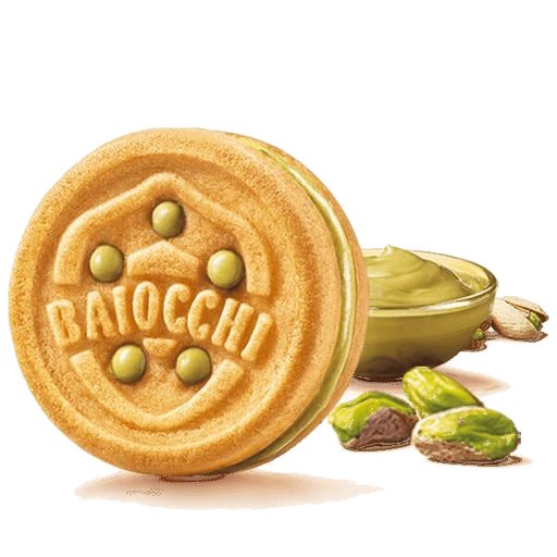 MULINO BIANCO Baiocchi Pistachio Cream Cookies - 240g (8.47oz) - Pinocchio's Pantry - Authentic Italian Food