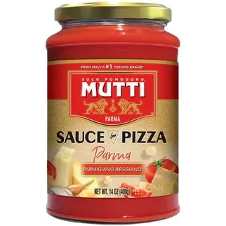 MUTTI Parma Parmigiano Reggiano Pizza Sauce - 400g (14oz) - Pinocchio's Pantry - Authentic Italian Food