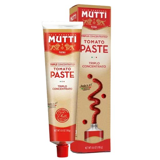 MUTTI Triple Concentrated Tomato Paste - 185g (6.5oz) - Pinocchio's Pantry - Authentic Italian Food