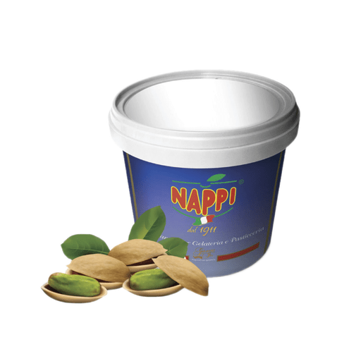 NAPPI Pistachio Cream for Filling - 3.5kg (7.7lb) - Pinocchio's Pantry - Authentic Italian Food