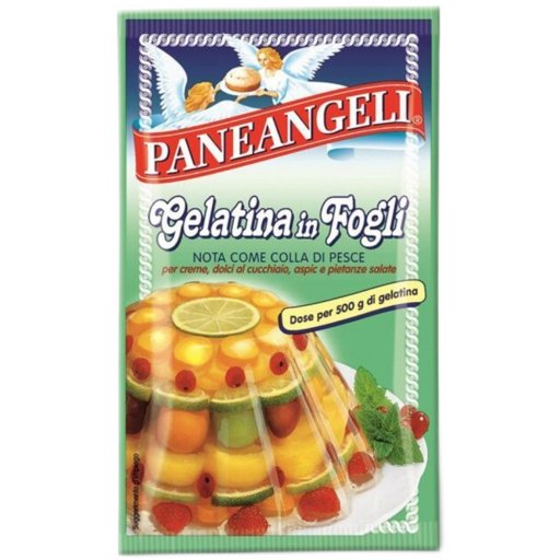 PANEANGELI Gelatina in Fogli, Gelatin in Sheets - 12g (0.42oz) - Pinocchio's Pantry - Authentic Italian Food