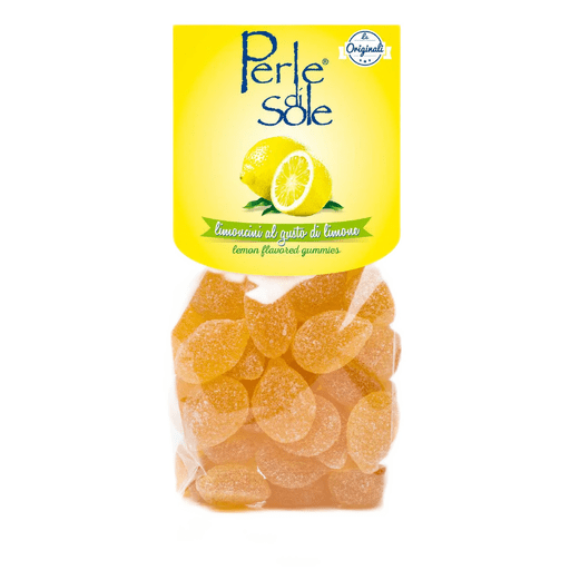 PERLE DI SOLE Lemon Shaped Gummies - 250g (8.8oz) - Pinocchio's Pantry - Authentic Italian Food