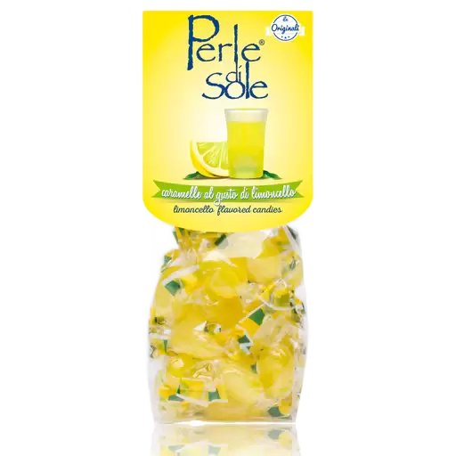 PERLE DI SOLE Limoncello Drops - 100g (3.52oz) - Pinocchio's Pantry - Authentic Italian Food