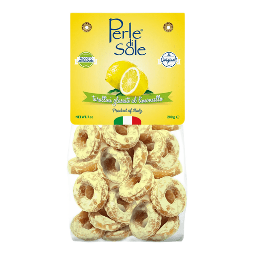 PERLE DI SOLE Sweet Taralli with Limoncello Glaze - 200g (7oz) - Pinocchio's Pantry - Authentic Italian Food